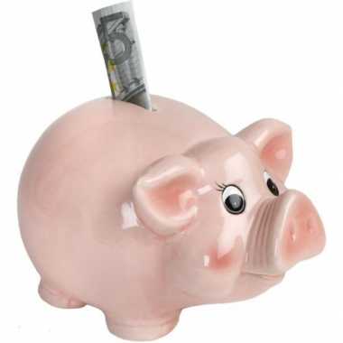 Roze spaarvarken spaarpot